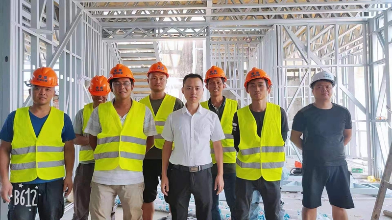 睿捷輕鋼別墅施工團隊