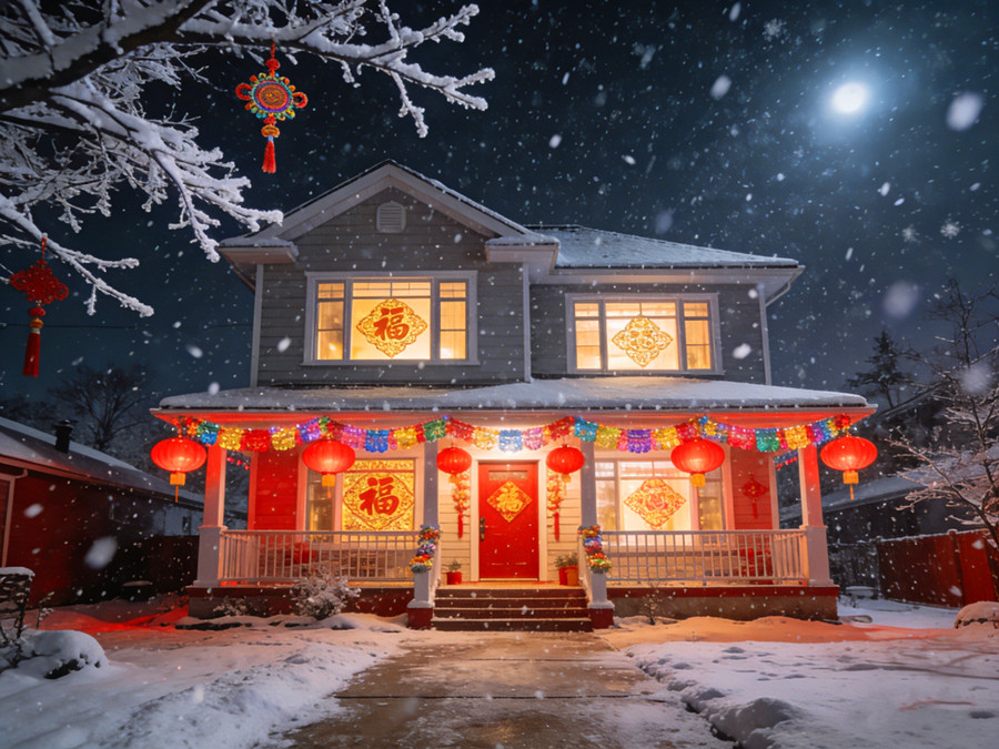 漢良輕鋼別墅引來(lái)了2026年的第一場(chǎng)雪 漢良輕鋼別墅引來(lái)了2026年的第一場(chǎng)雪