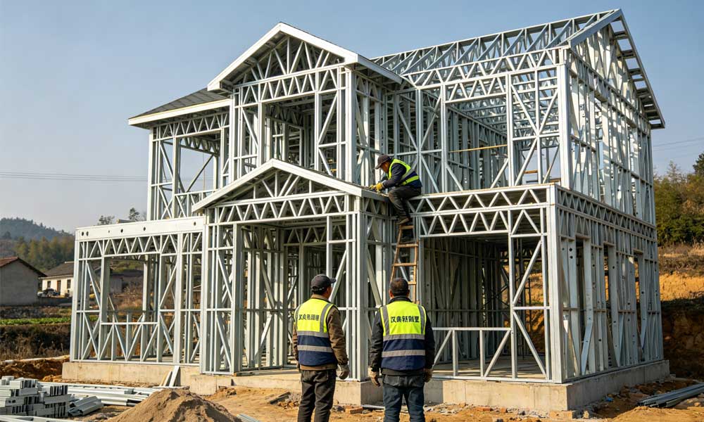 湖北建輕鋼別墅多少錢？有補貼嗎？(圖1)